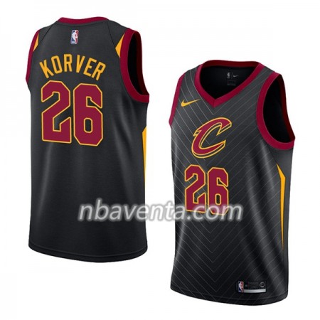 Camiseta Hombre Cleveland Cavaliers Kyle Korver 26 Nike 2017-18 Negro Swingman Camiseta Hombre Cleveland Cavaliers Kyle Korver 26 Nike 2017-18 Negro Swingman